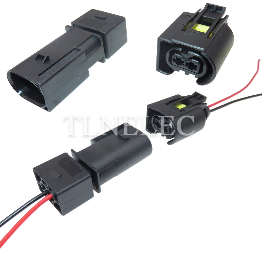 2 Pin WayCar Ignition Coil Sealed Connectors Auto Shock Absorber Wire Cable Socket For VW BMW 50290937 9441292 09441261