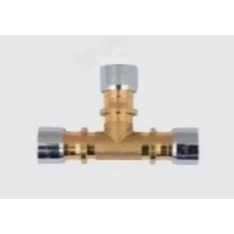 refrigeration welding-free special copper ring tee Central air conditioner multi-line quick-closing fire-free connection 1pcs