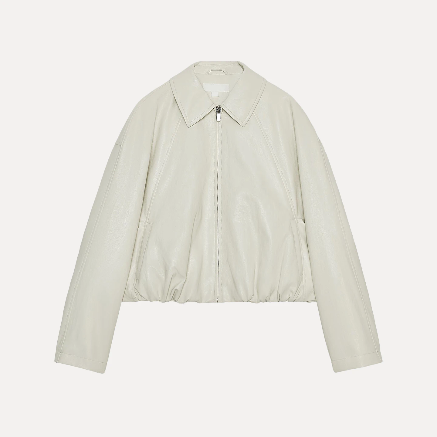 Faionable cuero piloto Jaet mujer Sle otoño nueva llegada 2025 viaje Sle cierre de cremallera abrigo ortopé para damas