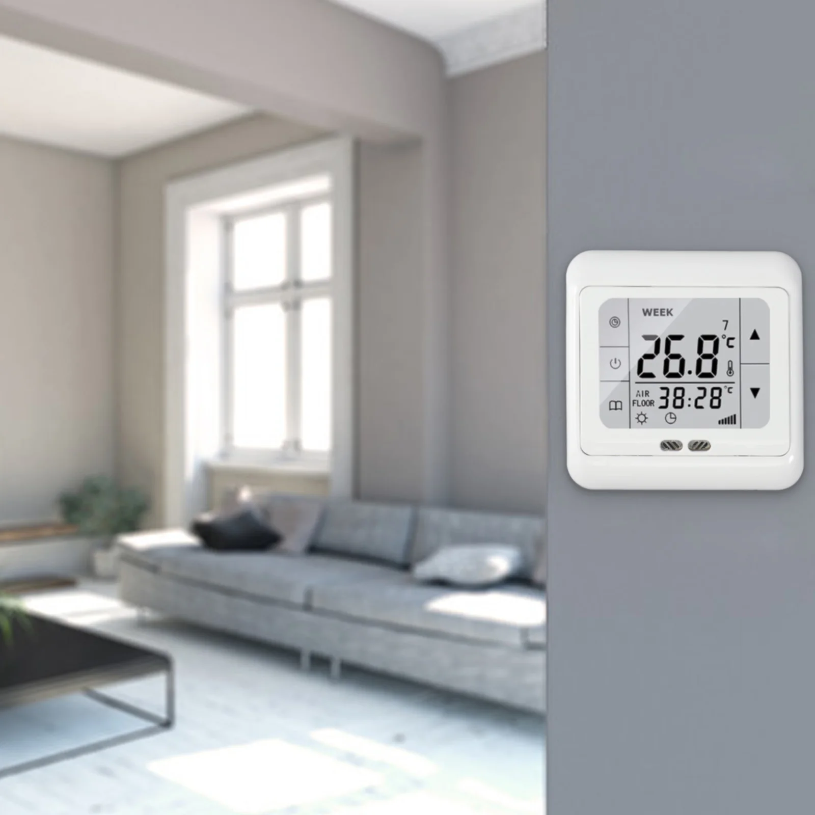 Home Improvement Thermostat Set Garden Home Reliable To Use Delicate Easy To Install Exquisite Long for service Life