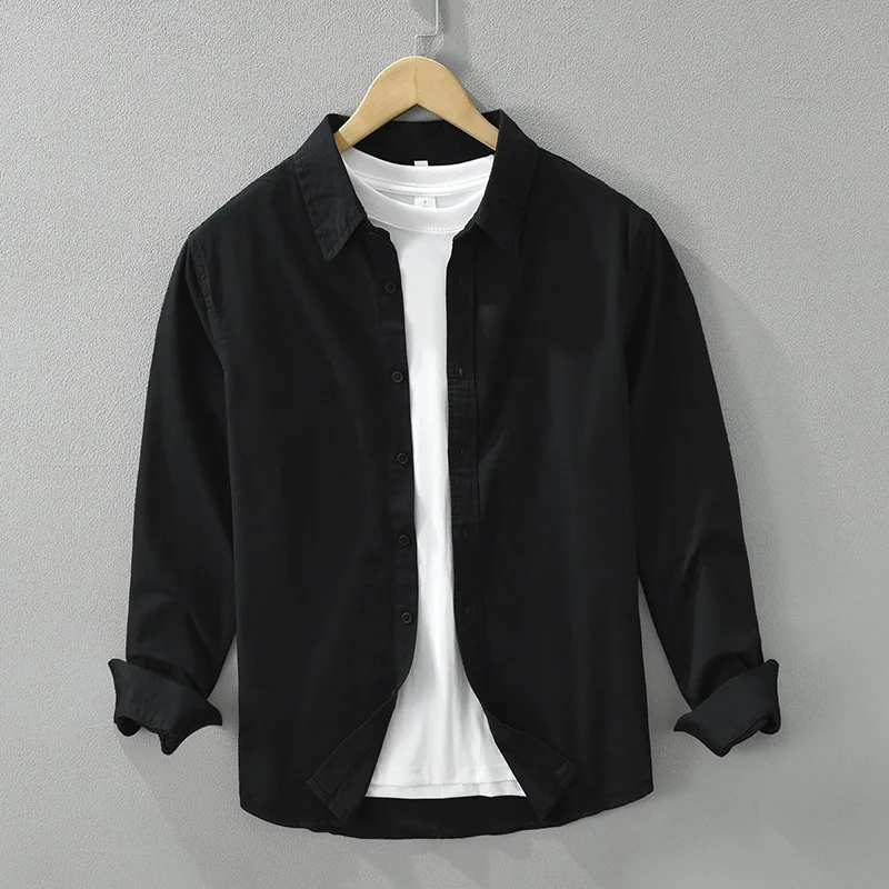 Long-sleeved Shirt Artistic Fresh Cotton Lapel