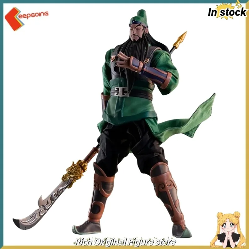 

【В наличии】Оригинальная коллекционная кукла KEEPGOING «Роман трех царств», 1/12, с подвижными элементами, в наряде «Гуань Дянь-Ханьшуйтинг Хоу» (Гуань Юнчан-Гуань Ю)