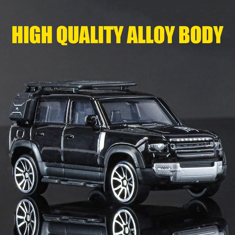 KMM 1/64 Scale Land R0ver Defender Alloy Diecast SUV Hot Wheels Cars Exquisite Miniature Model Toys For Kids Collect  Decoration