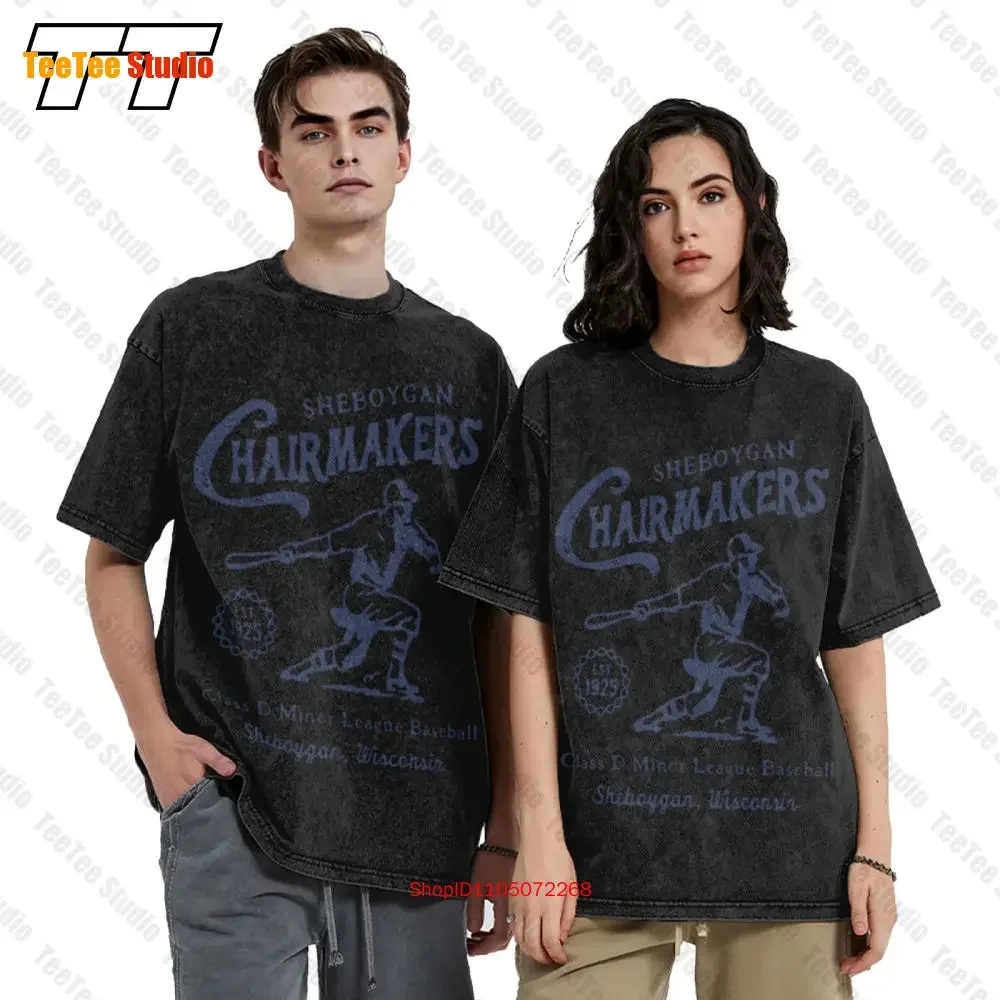 Sheboygan Chairmakers Wisconsin Vintage Minor League Baseball Vintage Oversized T-Shirt GABK