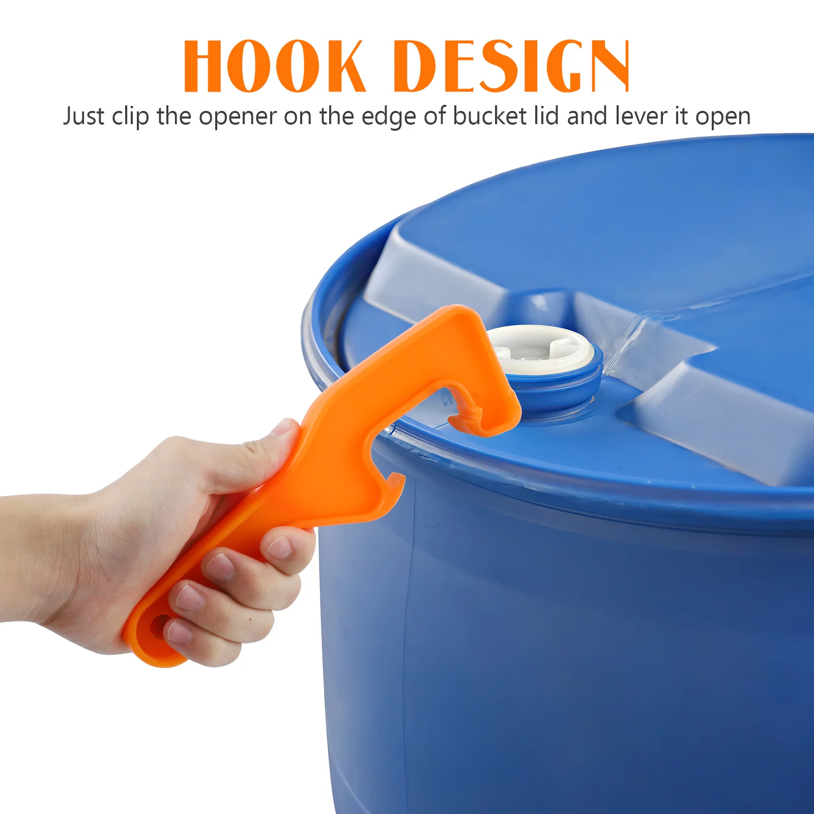 

4pcs Bucket Lid Opener Tool for Paint Cans Industrial Containers Heavy Duty Wrench Can Lid Remover Home Use Handheld Opener