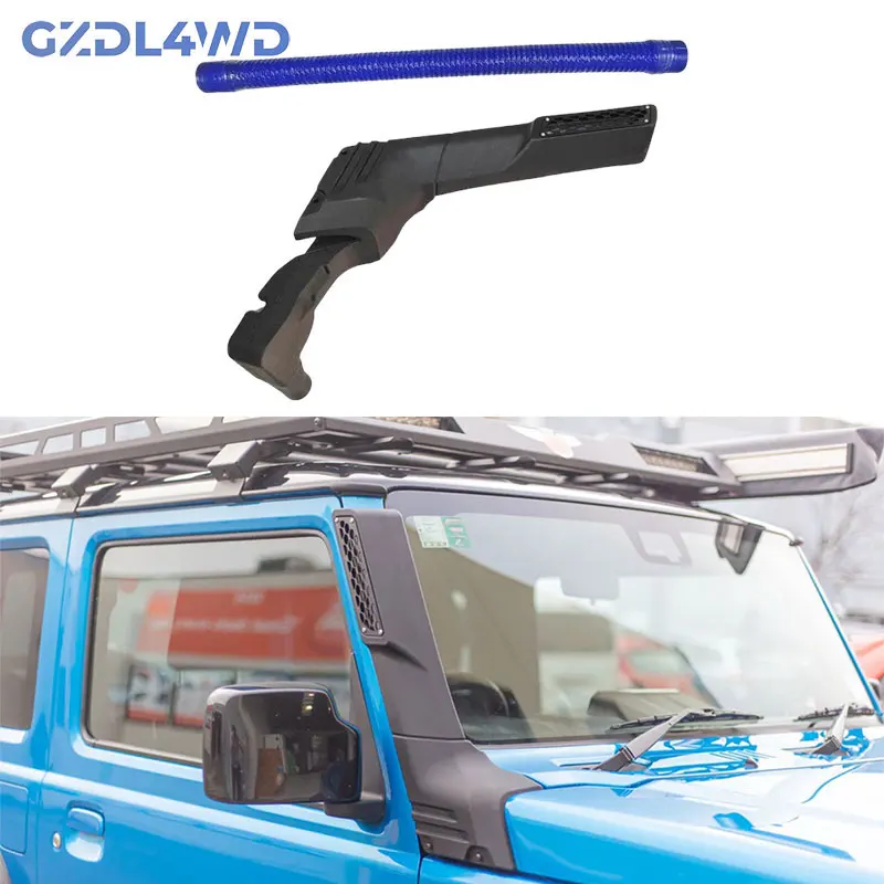 Car Exterior Accessories Car Snorkel 4x4 For Jimny JB64W JB74W 2019+ Wading Hose Blue High Temperature Silicon Air Intake Kits