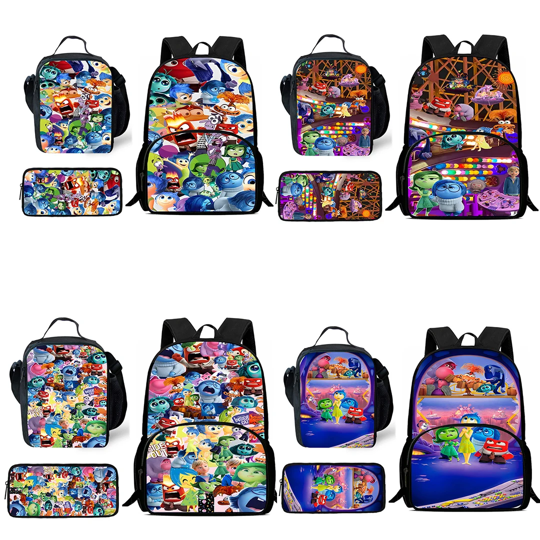 Sacs à dos animés mignons pour enfants, sac à déjeuner à l'intérieur, trousse à crayons, sacs d'école de grande capacité pour élèves, garçons et filles, meilleur cadeau