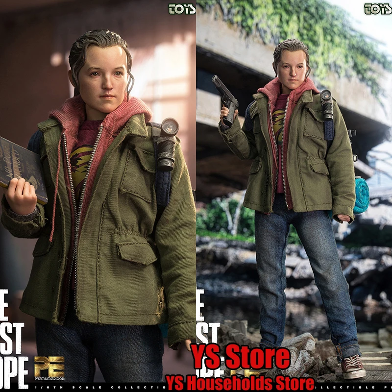

TOYS ERA PE016 1/6 The Last Hope Ellie Girl Soldier Army Green Jacket Cloth Decor 12" Female Action Figure Fans Collection Doll