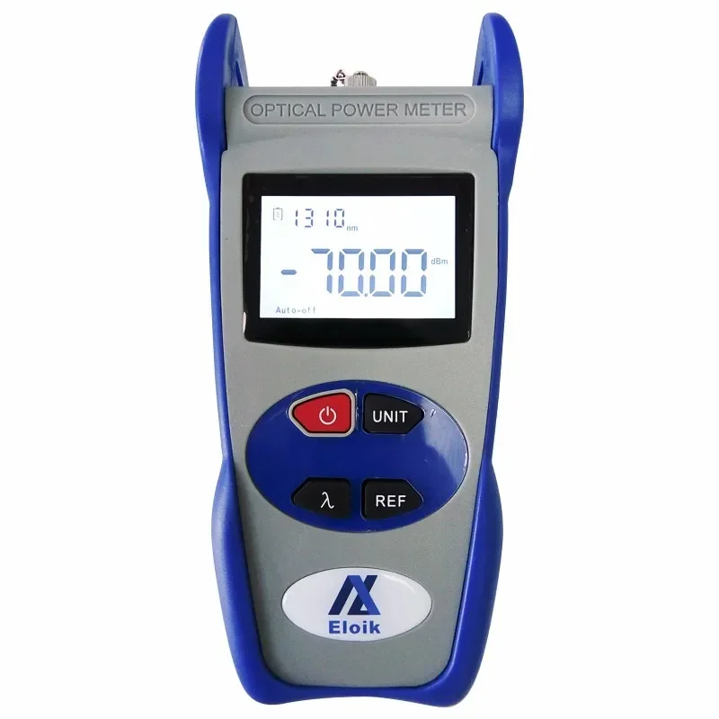 ALK-1001C Optical Fiber Power Meter - Broadcasting Testing OPM Tool with 1000 Storage Records (-70~+3dBm)