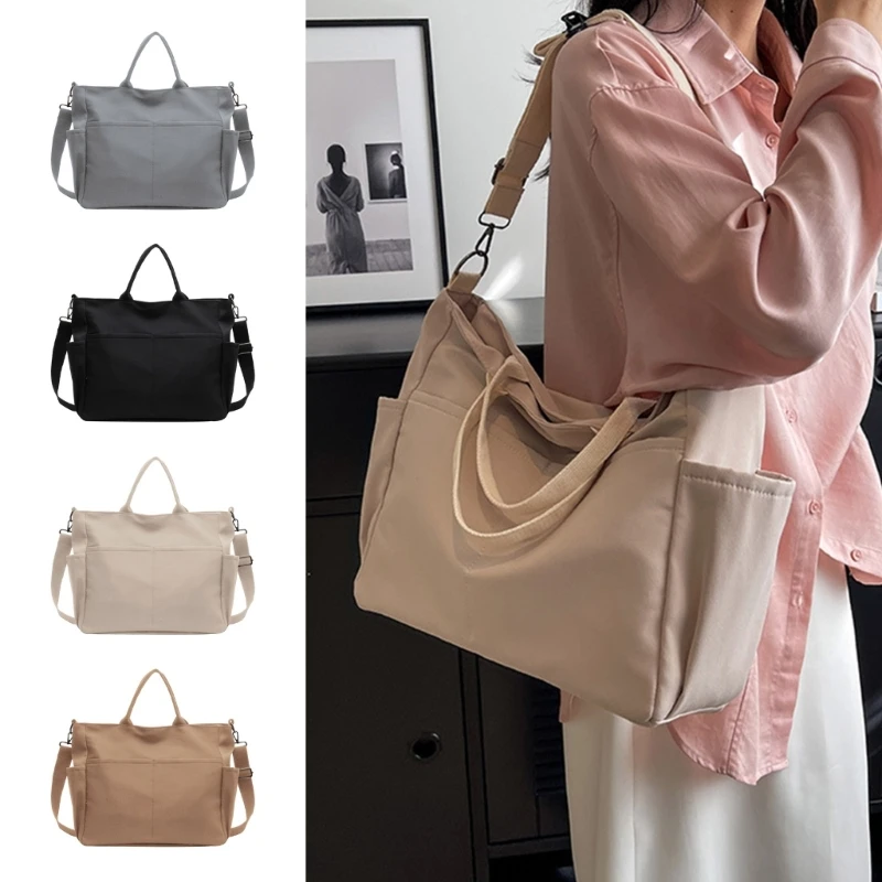 2023 New Womens Casual Shoulder Bag Simple Crossbody Bag Girls Bag Large Capacity Tote Bag Japanese Style Handbags