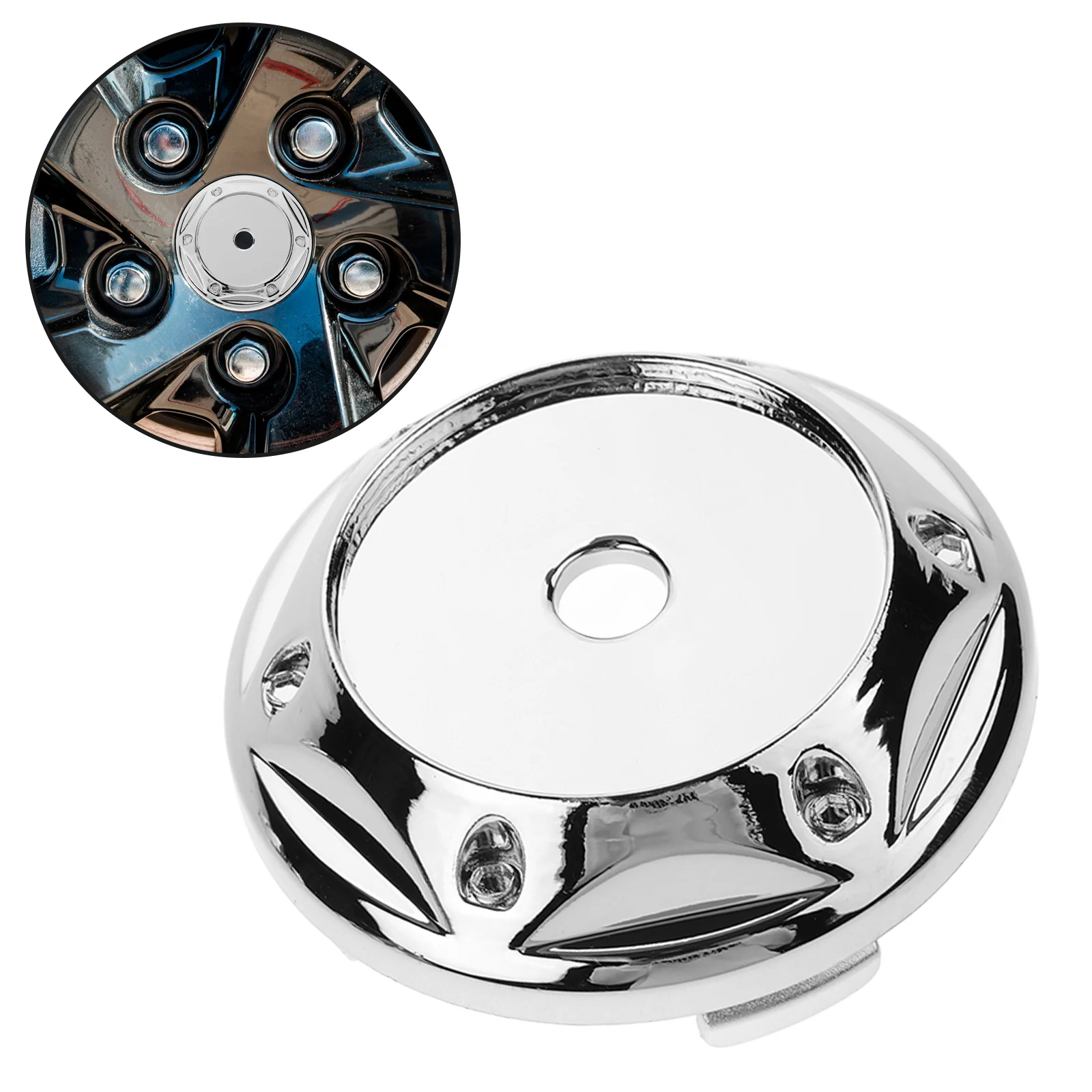 

4Pcs Wheel Center Cap High Durability ABS Material Car Hub Caps Stylish Vehicle Rim Cover Auto Rim Tire Hubcaps