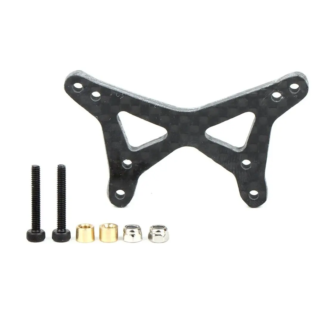 

LCX Racing RC Buggy Car Carbon Fiber Front Shock Tower for 1/16 Losi Mini-B Buggy Upgrades Parts Accessories