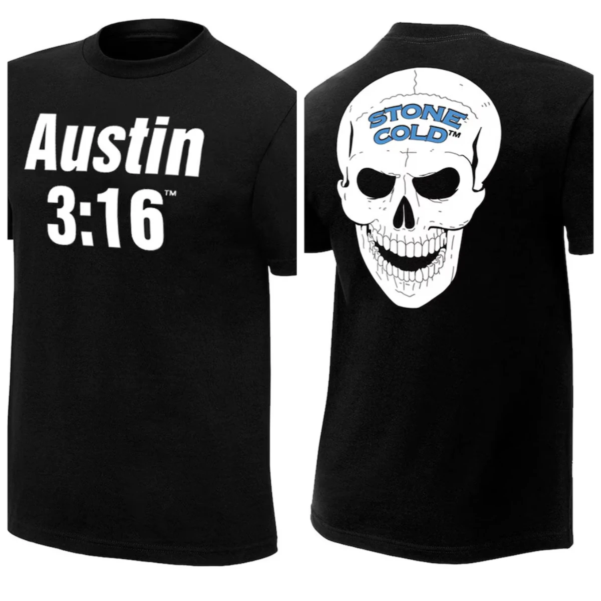 Stone Cold Steve Austin 100%cotton men's shirt oversized Skull graphics shirt summer Women's Y2k hot sale O-neck retro Tshirt