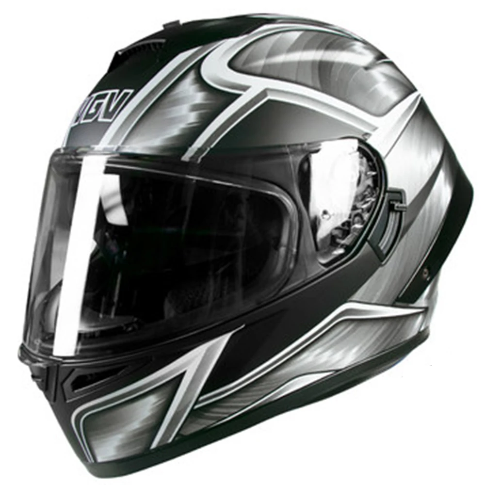 Helm Sepeda Motor Balap Gary Helm Motocross Mobil Wajah Penuh Lensa Ganda Sertifikasi DOT untuk ATV, Off-Road