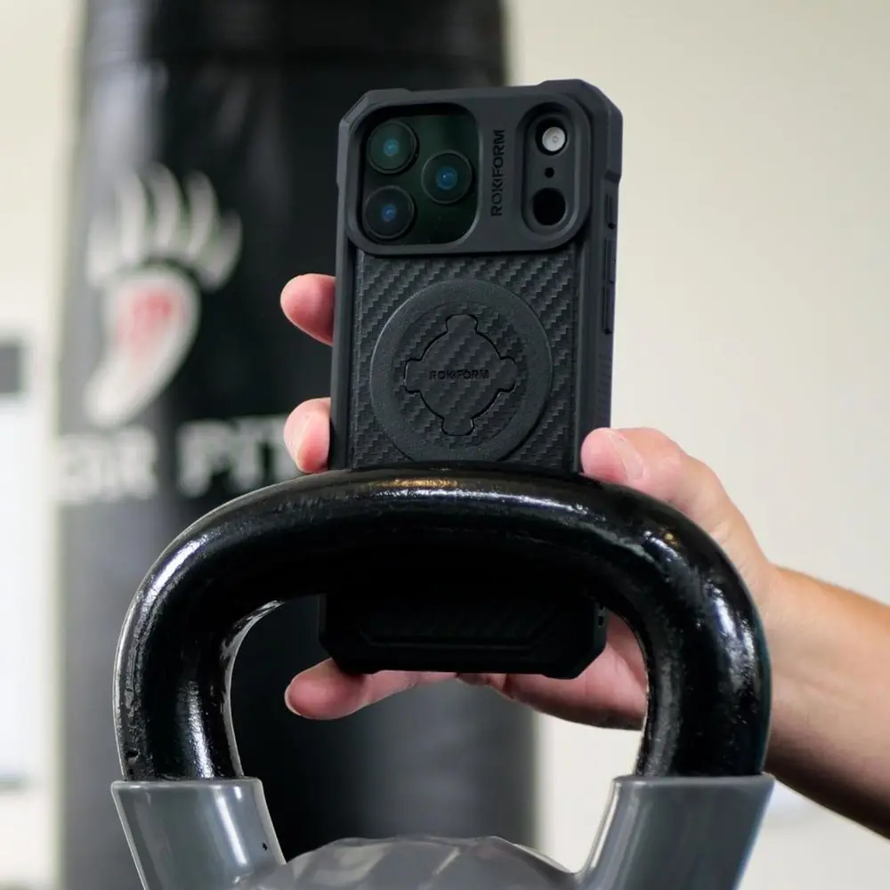 Robuuste hoes compatibel met iPhone 17 Pro Max, magnetische hoes (zwart)