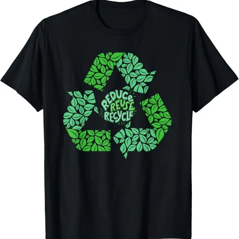 Green Recycling Symbole Earth Day T Shirt