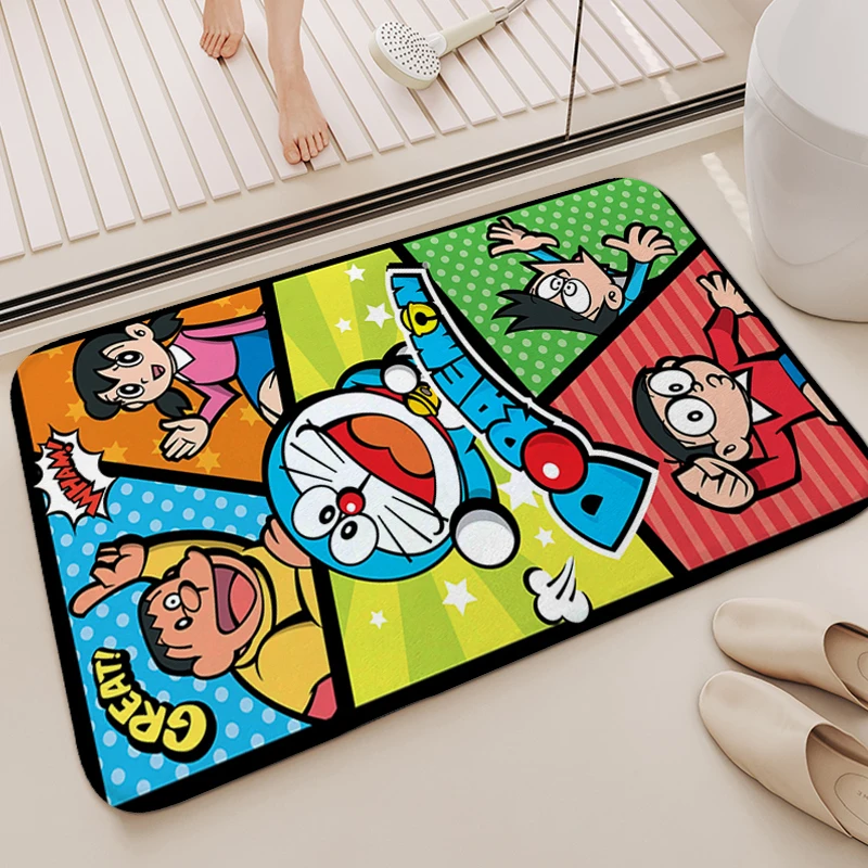 

Custom Rug A-Doraemons Aesthetic Kitchen Carpet for Bedroom House Interior Entrance Mat Floor Mats for Home Decorations Carpet
