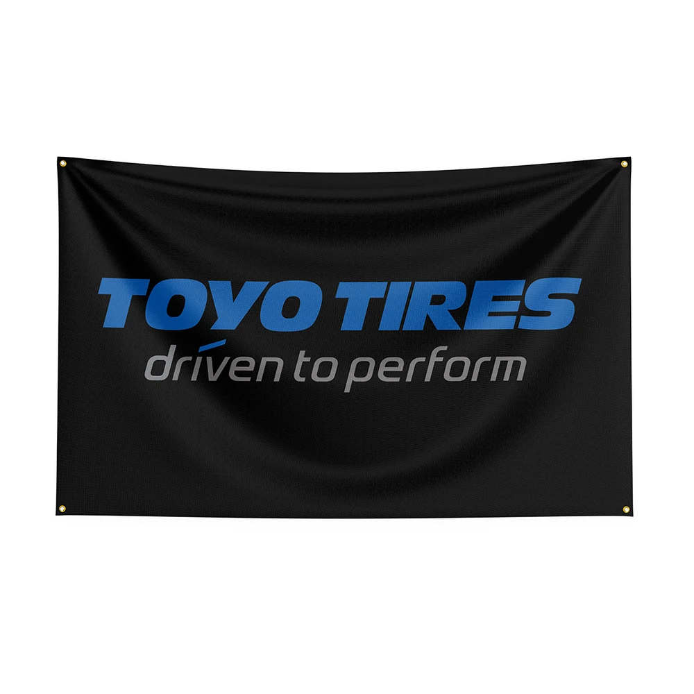 3x5 Ft Toyo tires Flag Polyester Printed Racing Car Banner For Decor