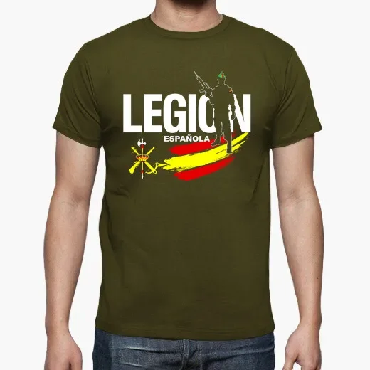 

Legion Espanola Spanish Foreign Legion T-Shirt. Summer Cotton Short Sleeve O-Neck Mens T Shirt New S-3XL