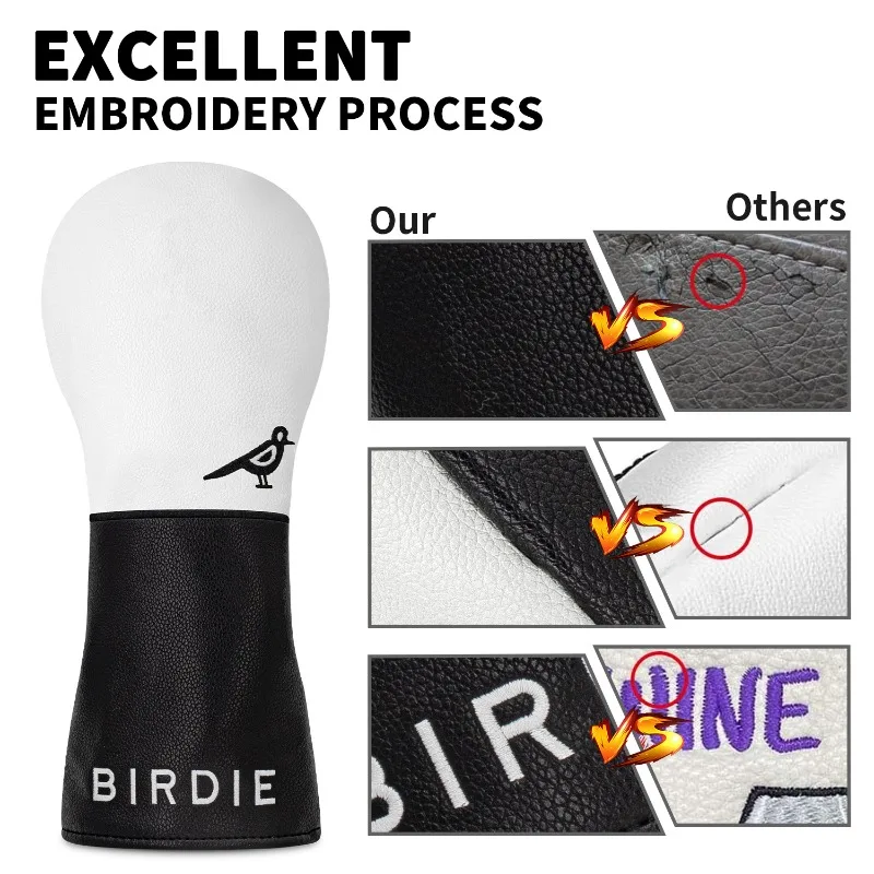 Bird Golf Club Head Cover, Suitable for 1-piece/4-piece Drivers, Lanes, Hybrid Vehicles - Golf Club Head Cover, Golf Accessories image 6