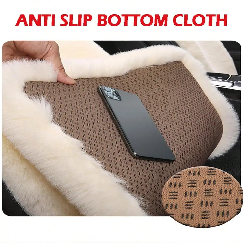 Plush Seat Cover Cushion For Chevrolet Citroen Infiniti HAVAL Peugeot Winter warm Plush Seat Protector Interior Accessories