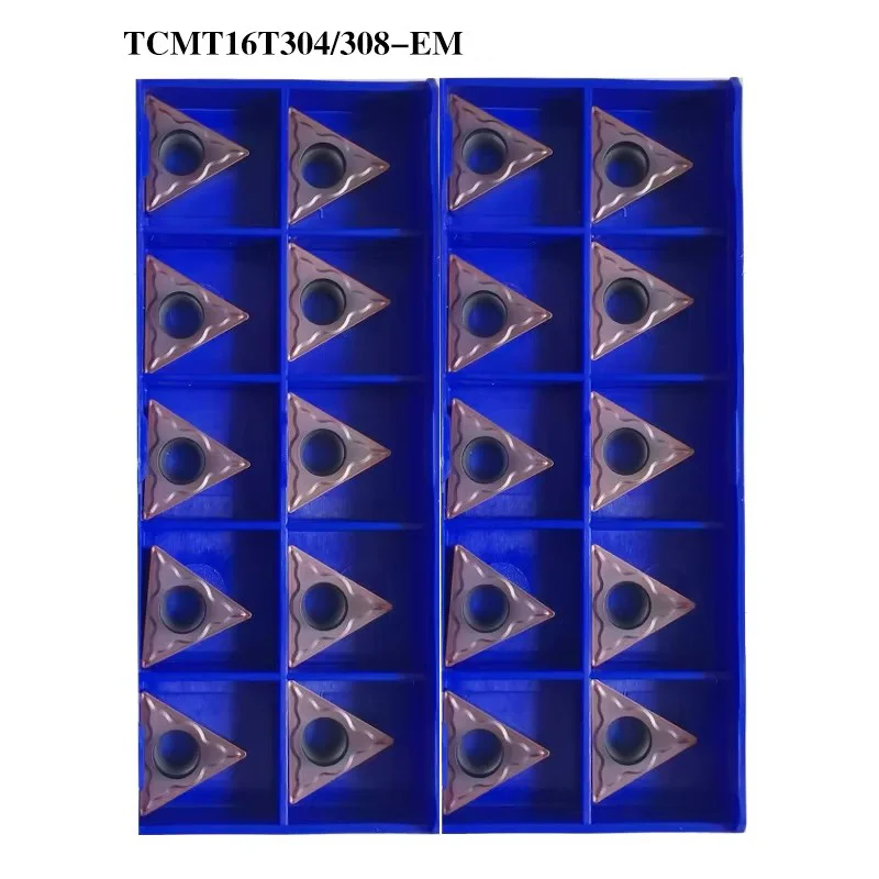 

Carbide Inserts TCMT16T304 TCMT16T308 EF EM ZBG205 CNC Lathe Turning Tools TCMT 16T304 Metal Cutting Blade for Stainless Steel