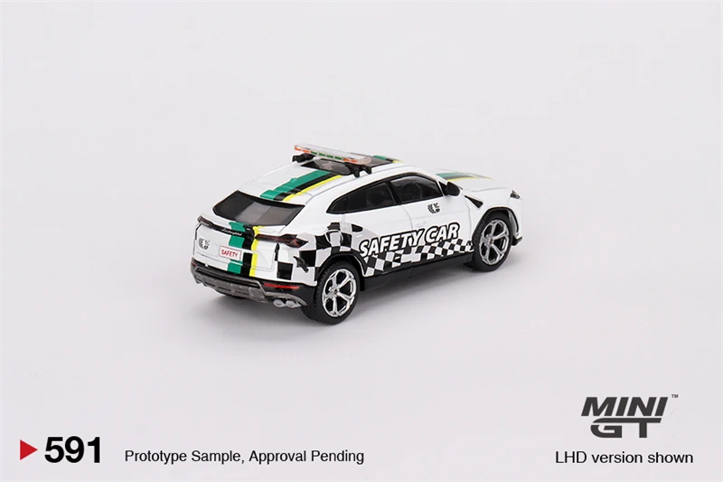 MINI GT 1:64 Lambo Urus 2022 Macau GP Official Safety Car Diecast Model Car