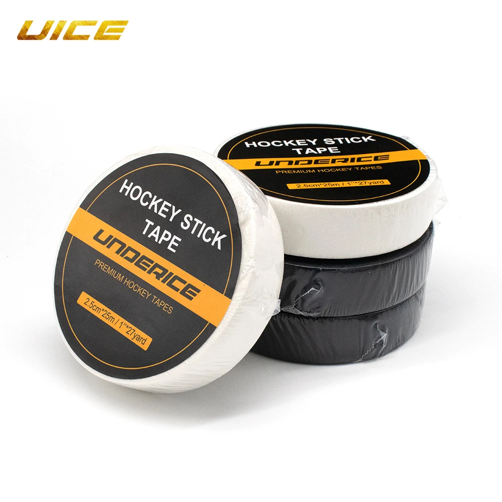 25M Hockey Tape 27 Yard Ice Hockey Stick Tape 1/2/4pcs Self-Adhesive Badminton Handle Hockey Grip Tape Anti-slip Sport Accessory