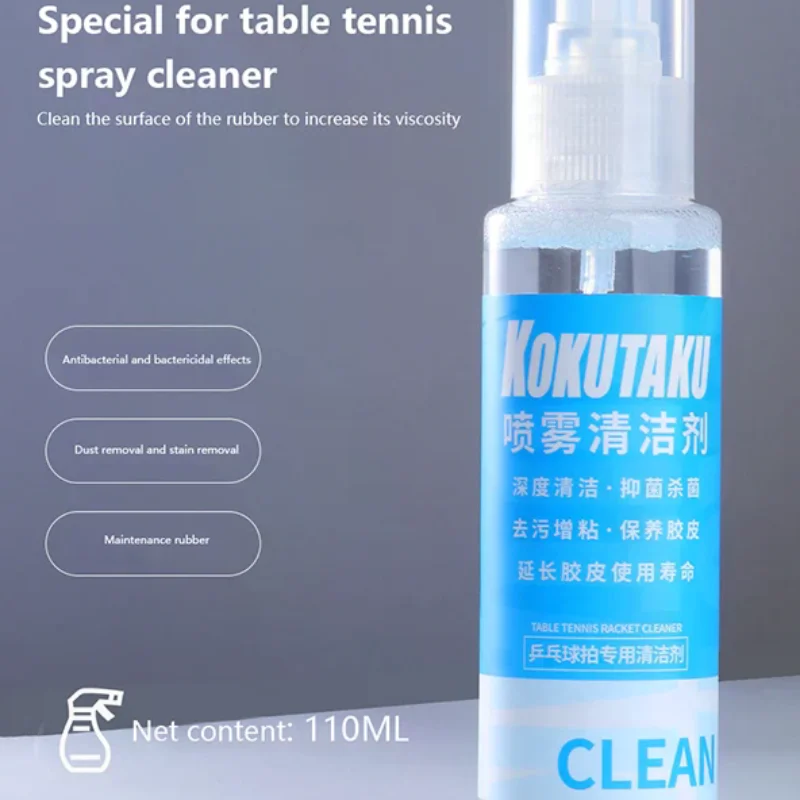 

Racket Rubber Cleaner Table Tennis Bat Cleaner Table Tennis Bats Maintenance Protection 110ml Spray Agent Bottle