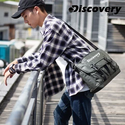 DISCOVERY-SUN Style Fashion Crossbody Bag Nylon Cloth Men's Shoulder Bag Waterproof Crossbody Bag Casual Men's Handbag Chest Bag