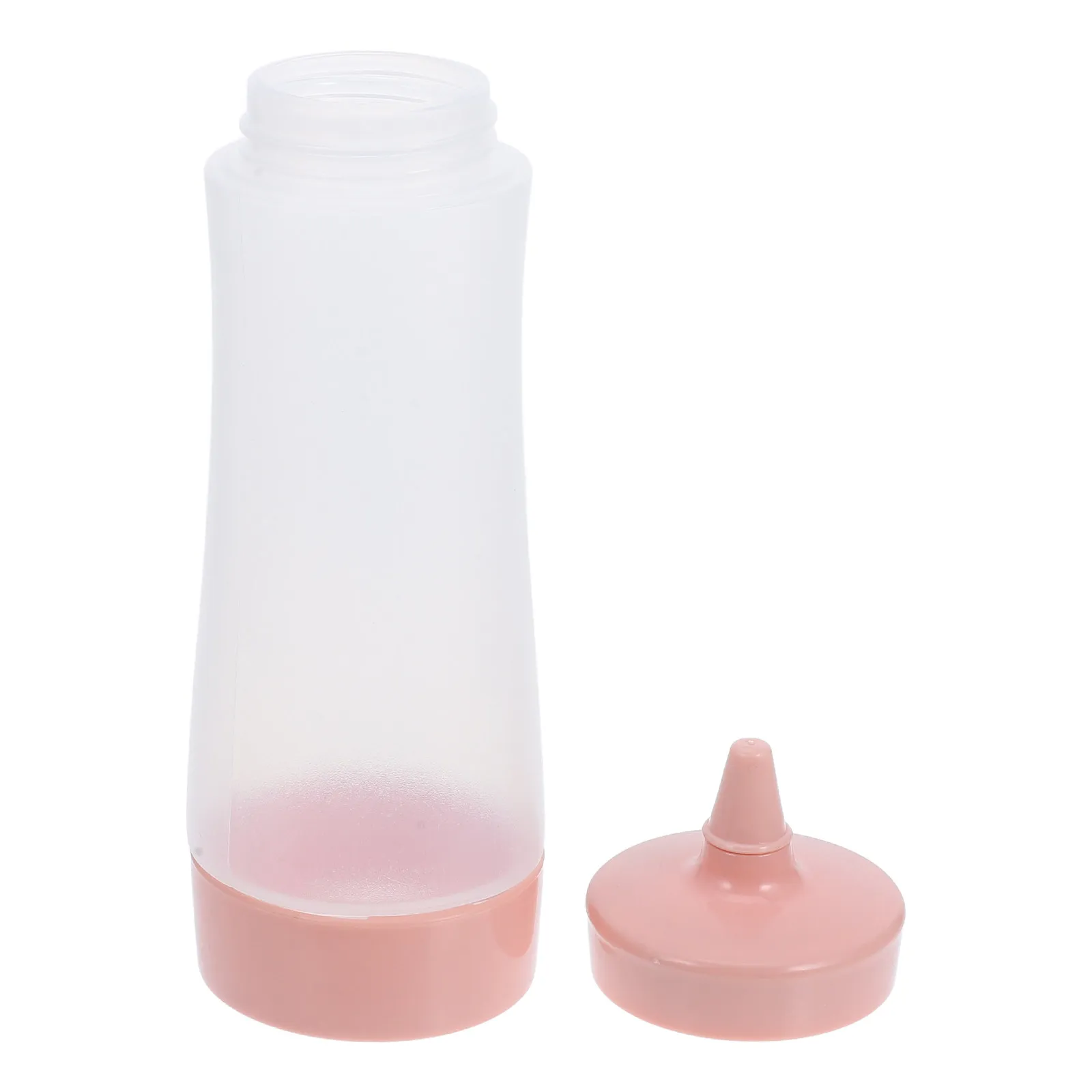 Botella exprimible ergonómica para salsa de tomate, salsa barbacoa, miel, aderezo para ensalada, dispensador de condimentos con punta de precisión, portátil para viaje, 2 uds.