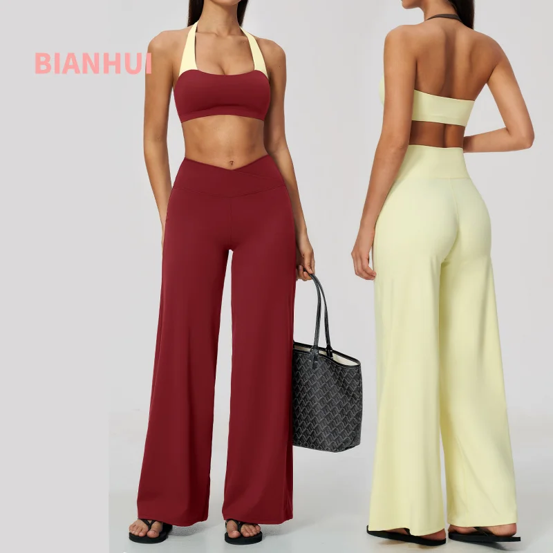 completo-sportivo-da-donna-in-due-pezzi-con-top-a-fascia-e-pantaloni-a-gamba-larga-reggiseno-sportivo-a-contrasto-design-a-v-incrociato-traspirante-ideale-per-allenamento-corsa-e-fitness
