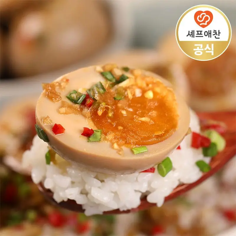 بيض تشيفيشان مع صلصة الصويا غمس ، 1 * *