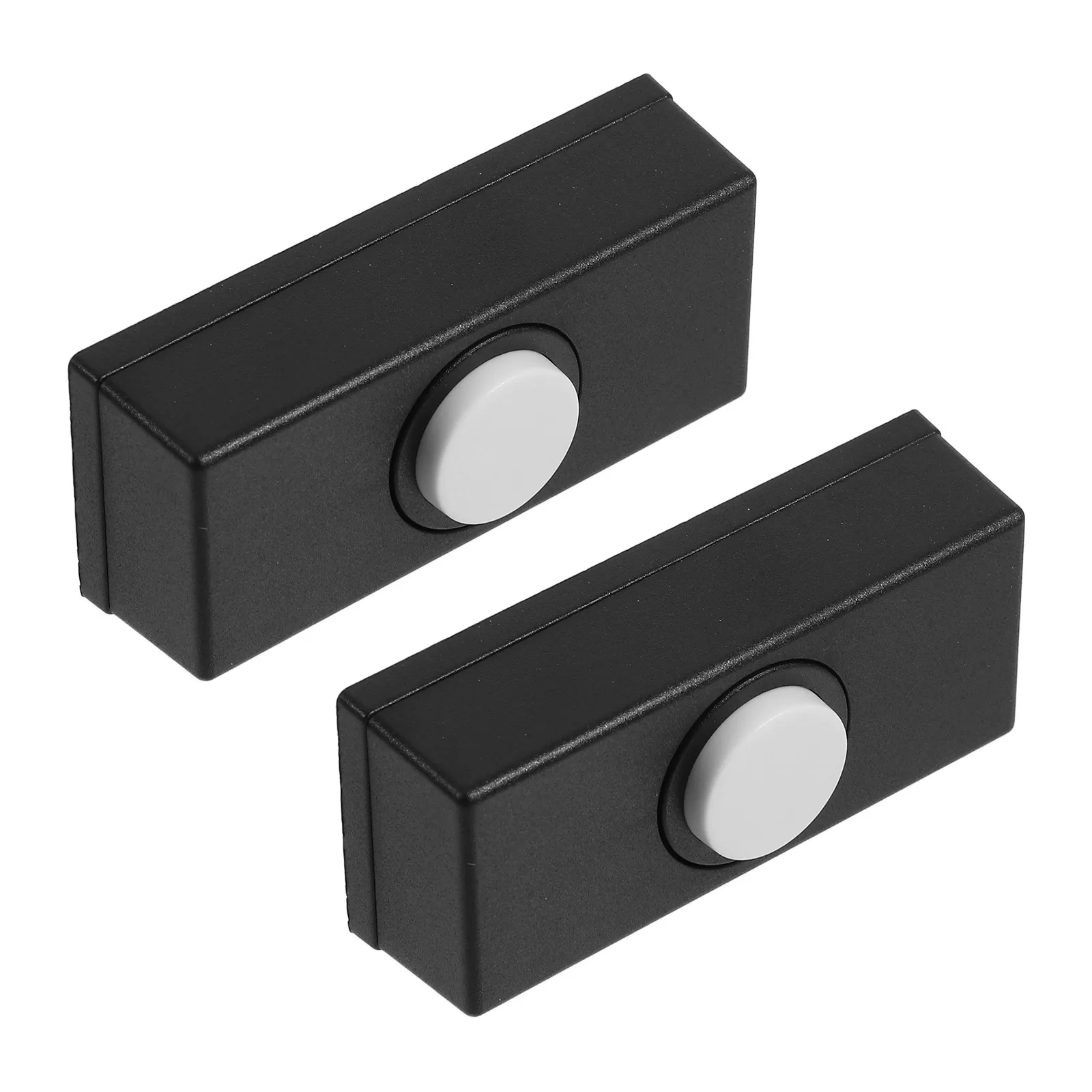 

2 Pcs Doorbell Switch Covers for outside Wall Hanging Vintage Plastic Buttons Wired Systems Retro Home Decor