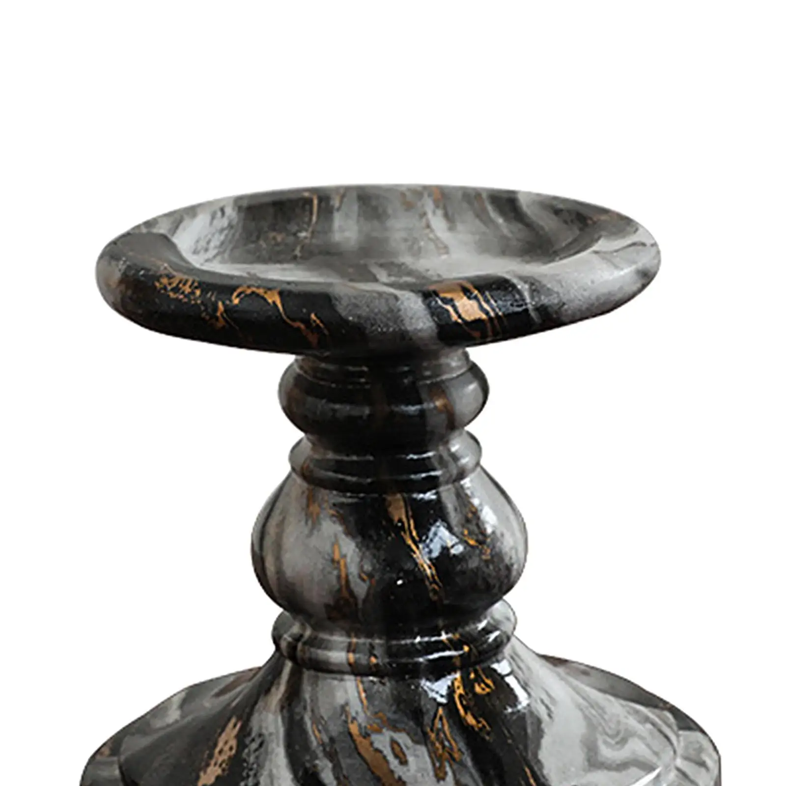 Imitation Marble Candle Holder Nordic Candlestick Candleholder Votive Tealight Holder for Anniversary Shelf Birthday Home Decor