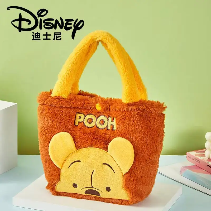 ديزني الخريف الشتاء لطيف أفخم حقيبة يد محمولة صغيرة دلو شكل حقيبة الهاتف المحمول للنساء طالب حقيبة شخصية كرتونية