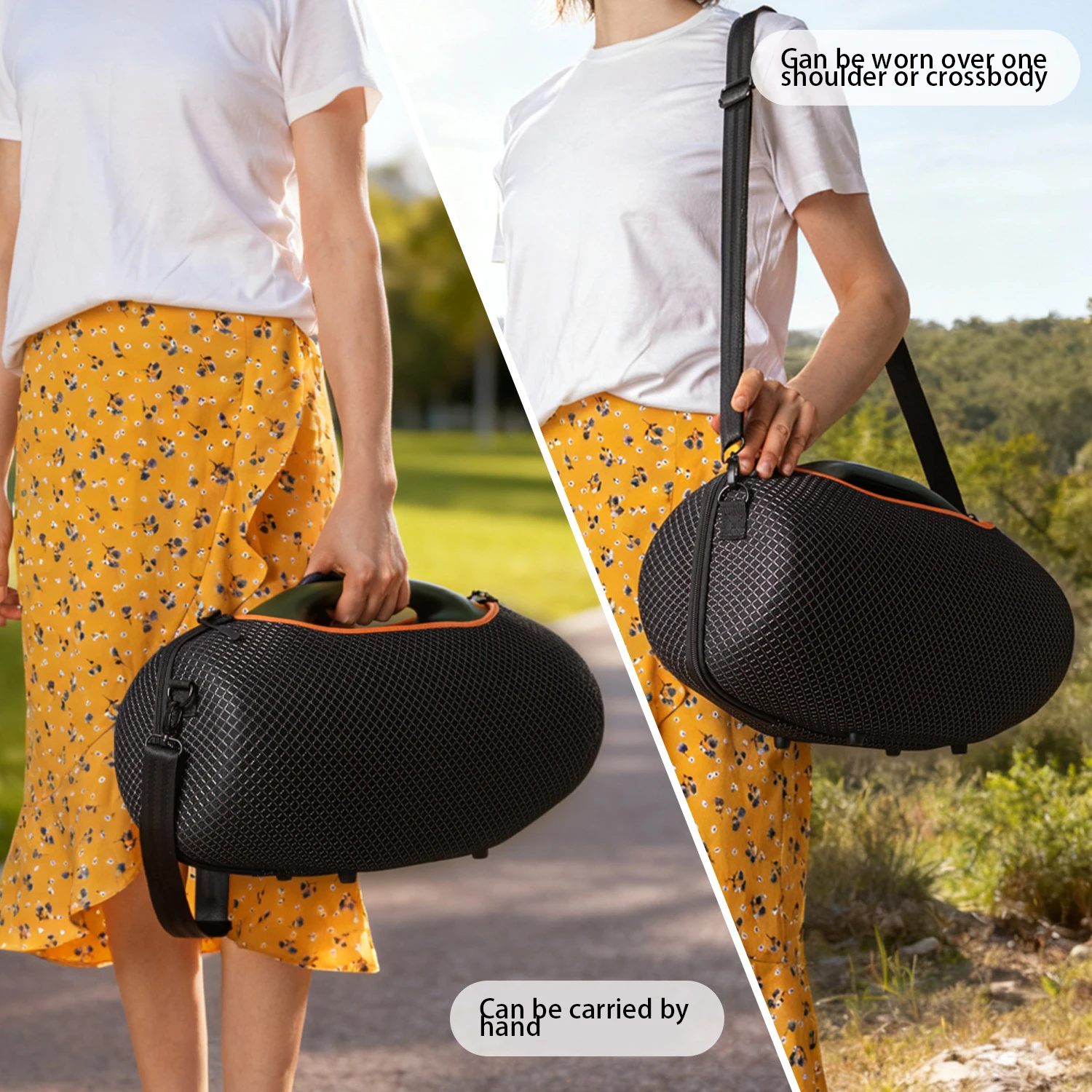 Etui z tkaniny do głośnika JBL BOOMBOX 4 - Przenośne, bezprzewodowe, kompatybilne z Bluetooth, mocny dźwięk - Podwójny zamek błyskawiczny (tylko etui)