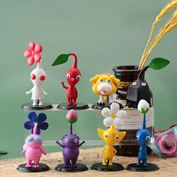 8PCS Anime Pikmin Action Figure Toys PVC Rock Oatchi Game Cartoon Model Figuras Children Birthday Gift Kid Toy Collectible Dolls