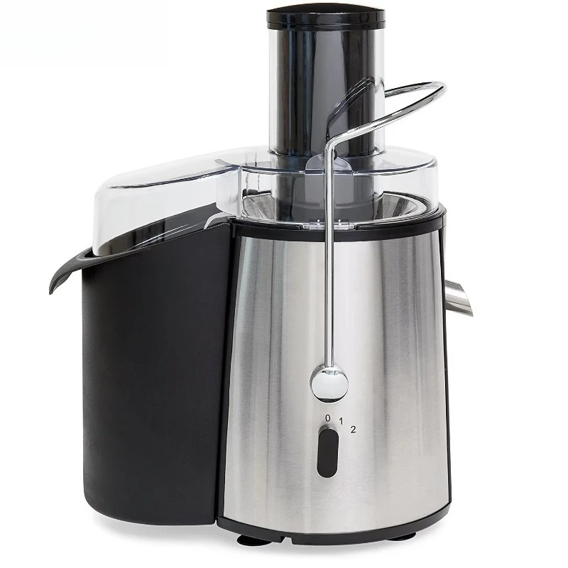 

High-quality household whole fruit juicer, powerful high-speed electric centralized citrus juicer with stainless steel case