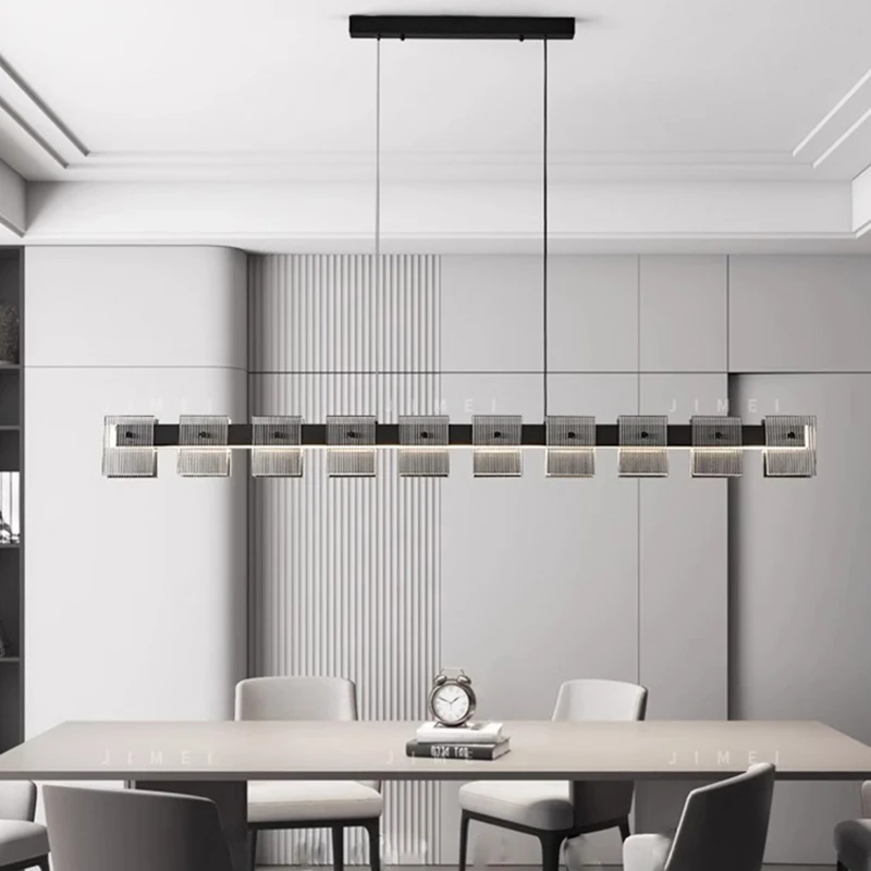 Nordic minimalist home decor lighting fixtures, including living room chandeliers, bedroom and dining room chandeliers, and indo