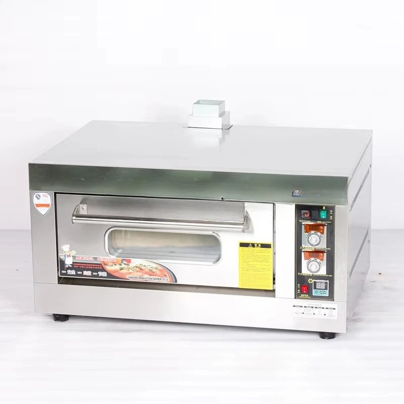 Elektrischer Brotbackofen, Backausrüstung, 3 Decks, 6 Tabletts, Gasbacken