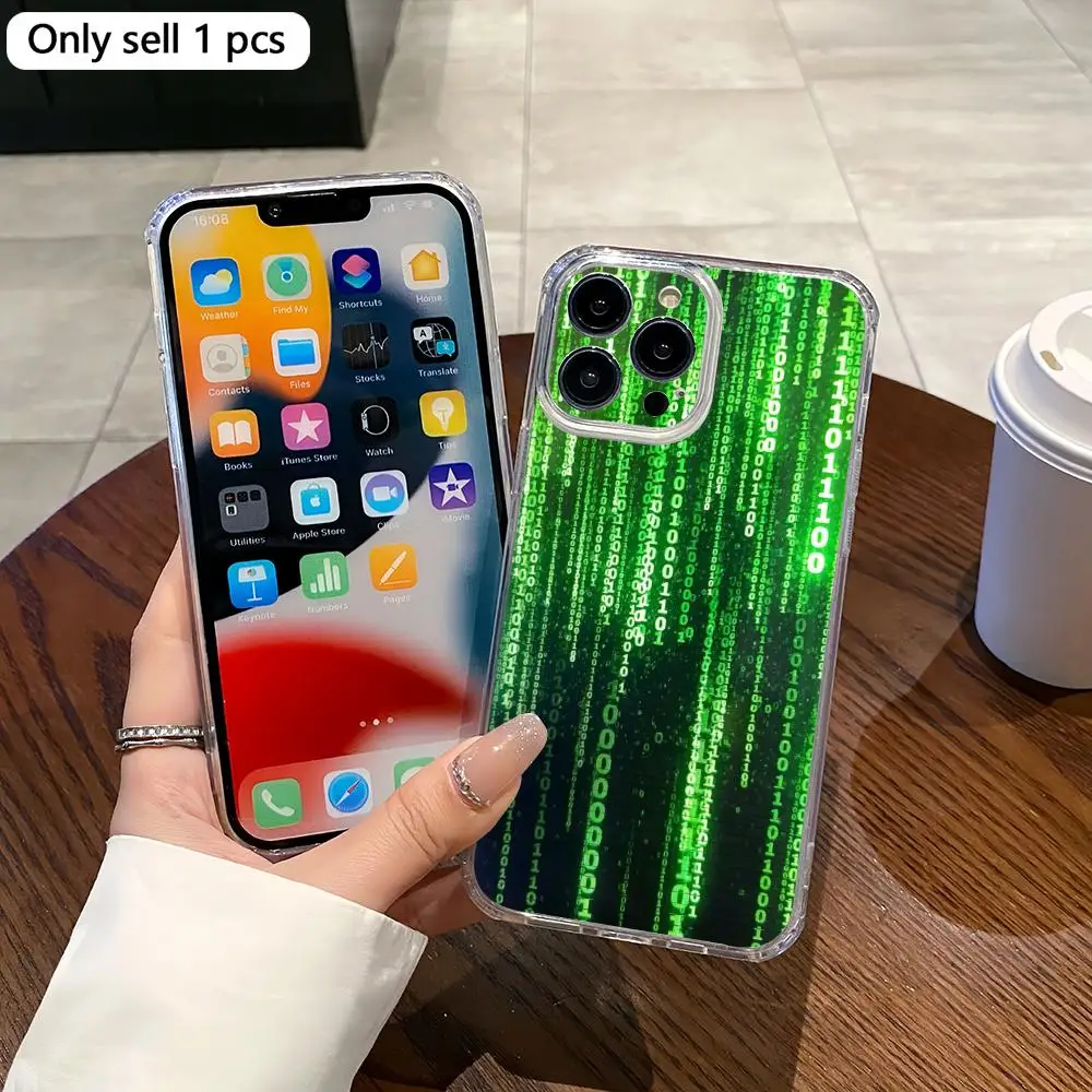 

Technology-Digital-Storm Phone Case Magnetic clear back cover for iPhone 17/16/15/14/13/12/11