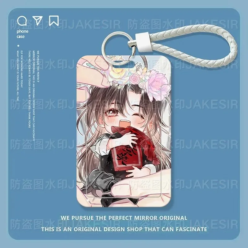 Magic Path Ancestor Q Version غطاء بطاقة منزلق لطيف للطلاب، بطاقة الوجبات، بطاقة الحافلة، غطاء حماية الهوية، الحرم الجامعي للتحكم في الوصول