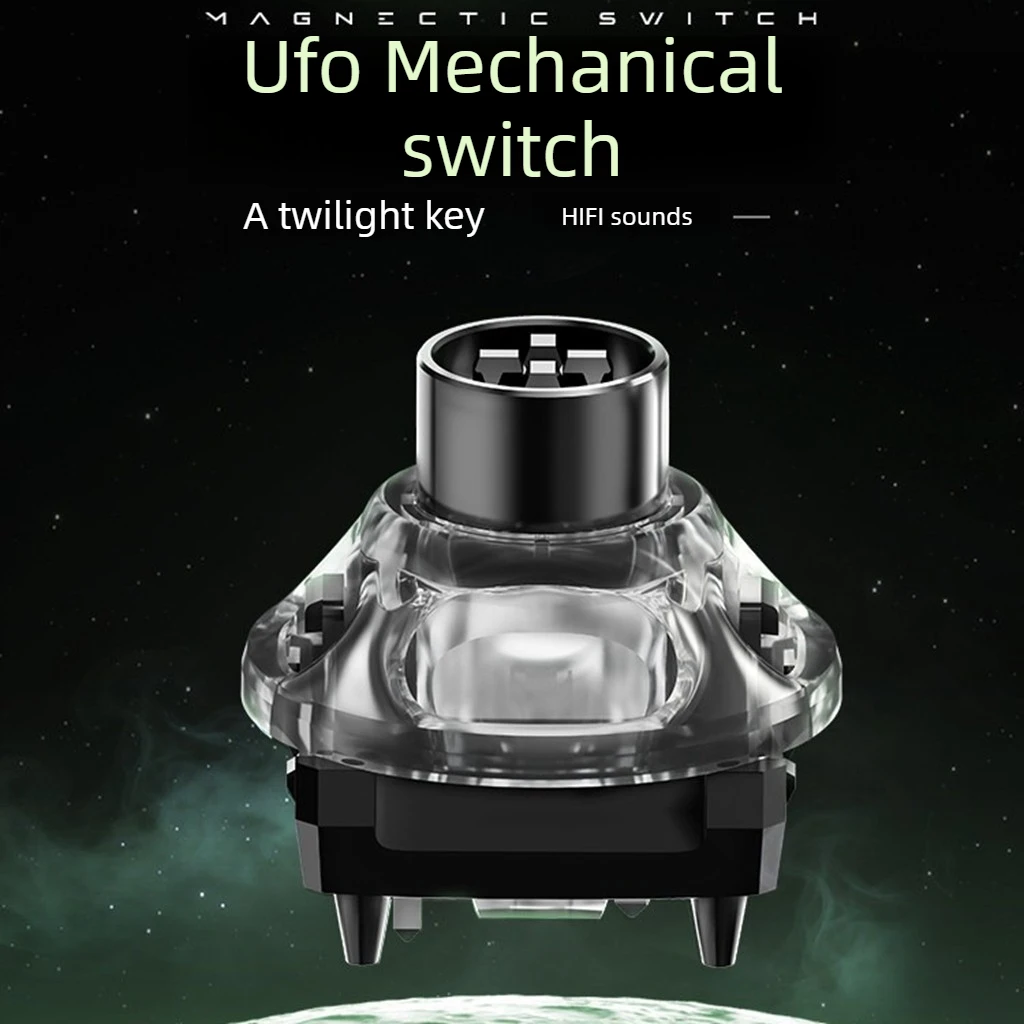 Gravastar Ufo Mechanical Switch 5pin Linear 40g Mechanical Keyboard Exclusive Switch HIFI Factory lubed for E-sports Game Office