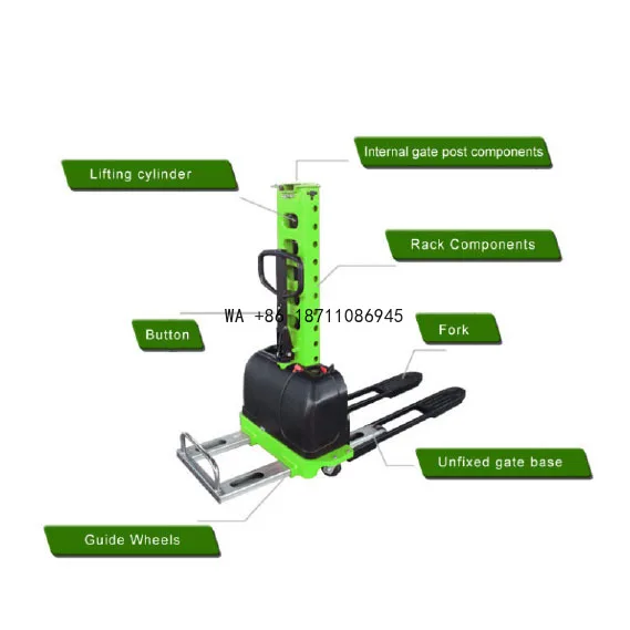 500KG Semi Self-lift Stacker SES-500, Light in Weight