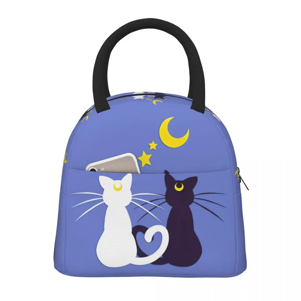 

Mooncat Lunch Bag Women Insulated Kawaii Portable Reusable Waterproof Cute Lunch Bags for Women