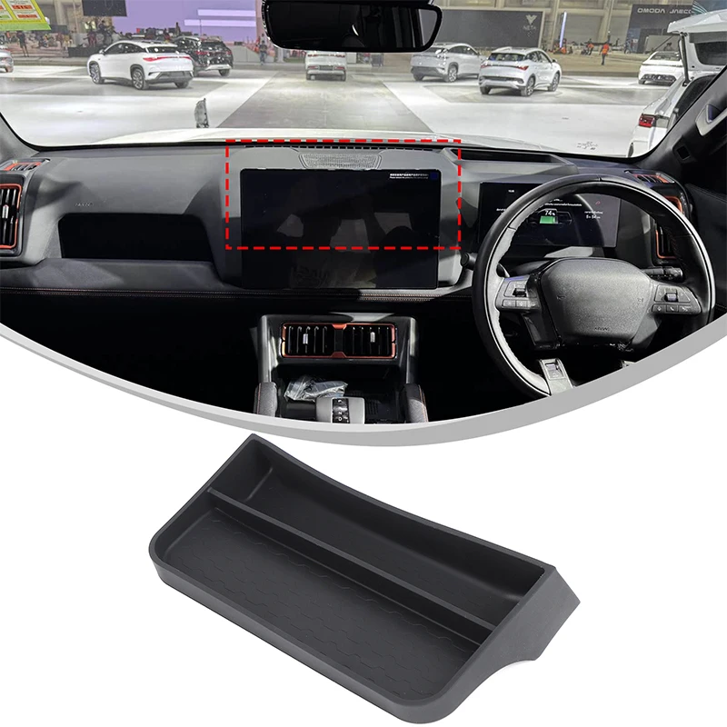 Für BYD Shark 2024 2025 2026 Zentrales Steuerungsdisplay Navigationsbildschirm Hinterer Stauraum Organizer Ablage Innenraum-Zubehör