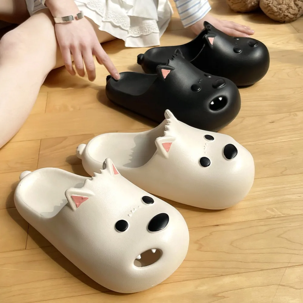 

Cute West puppy Slippers Women Summer EVA Clogs Sandals Non Slip Indoor Outdoor Garden dog Shoes Breathable Hole Home Slides