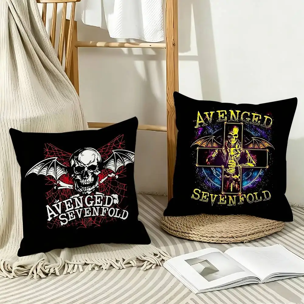 COOL Band A-Avenged Sevenfold   Pillow Case Pattern Printed Pillowcase For Living Room Sofa Cushion Cover