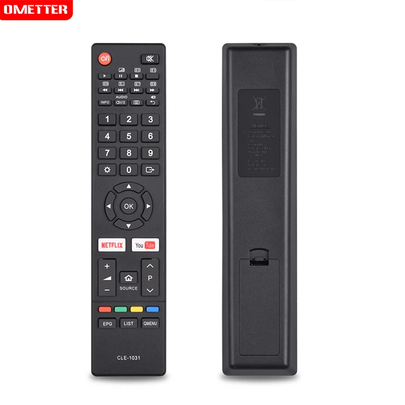 أفضل العروض الجديدة استبدال CLE-1031 التحكم عن بعد لملحقات هيتاشي التلفزيون الذكية ، أسود